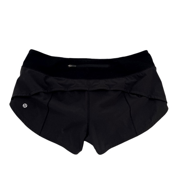 Lululemon Black Speed Up Low-Rise Lined Short 2.5" Running Lightweight 8 M - Picture 7 of 9